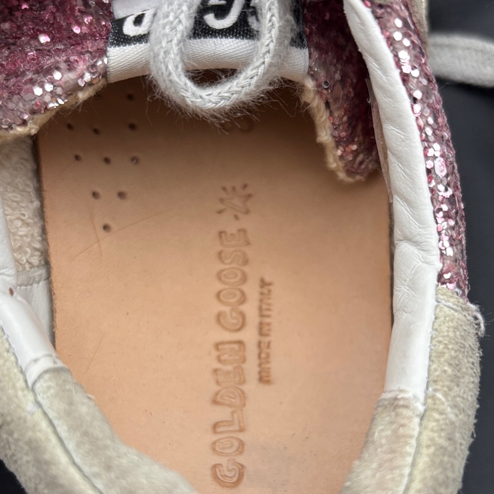 Golden Goose superstar in Glitter Pink Women's Sneakers size 35 - Picture 10 of 11